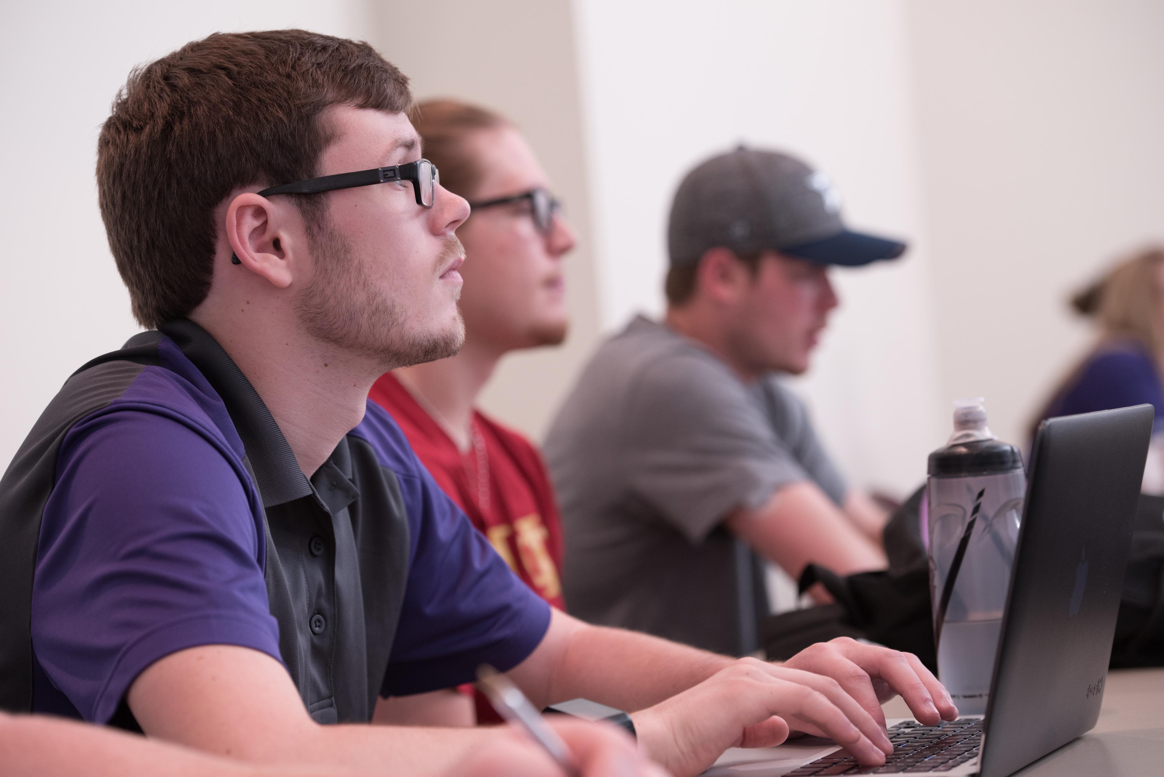 University of Mount Union students in class 